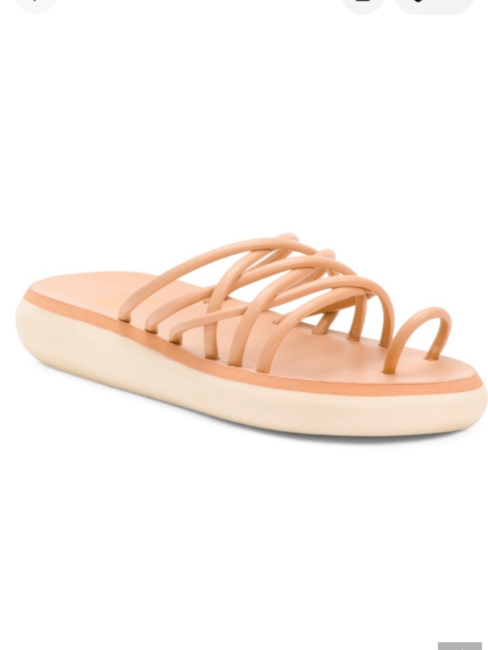 Beek beige strappy sandals